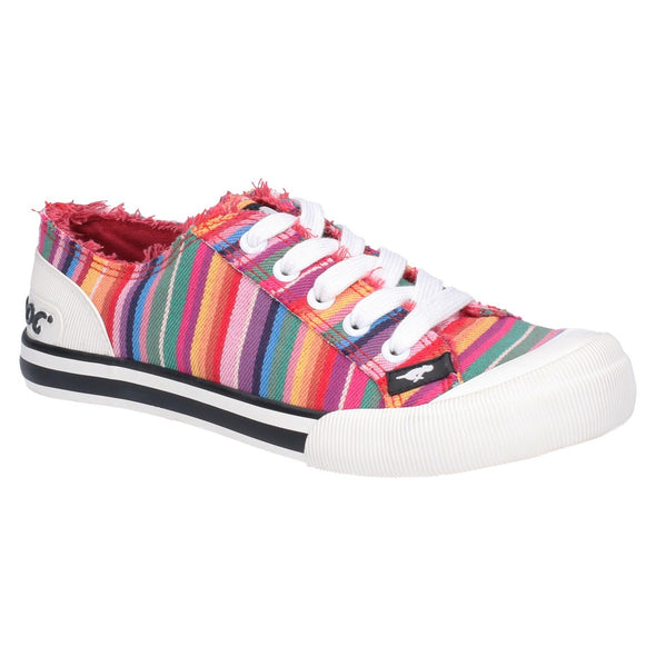 Rocket Dog Jazzin Eden Stripe Trainer Shoe