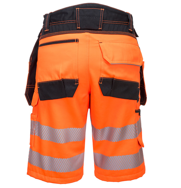 Hi-Vis Holster Pocket Shorts - PW343 (Portwest)