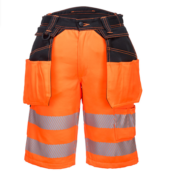 Hi-Vis Holster Pocket Shorts - PW343 (Portwest)