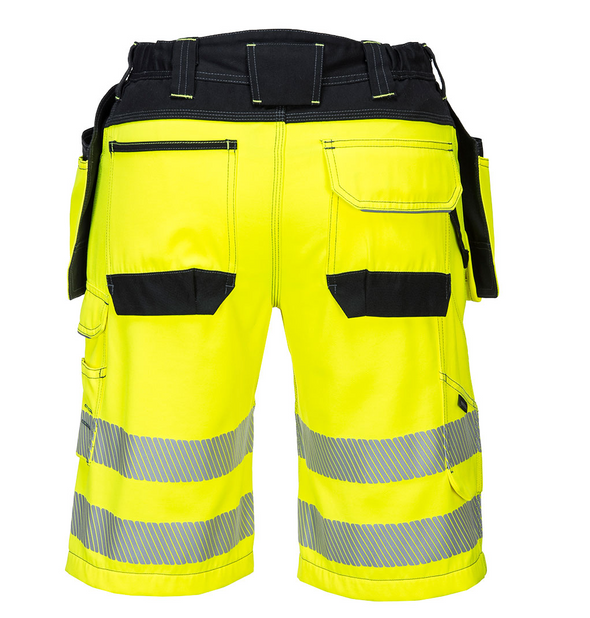 Hi-Vis Holster Pocket Shorts - PW343 (Portwest)