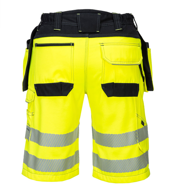 Hi-Vis Holster Pocket Shorts - PW343 (Portwest)