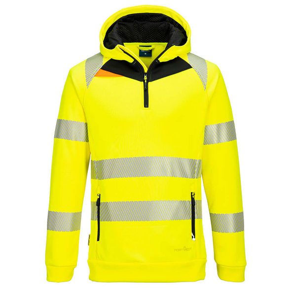 DX482 DX4 1/4 ZIP High Vis Jacket / Hoodie (Portwest)