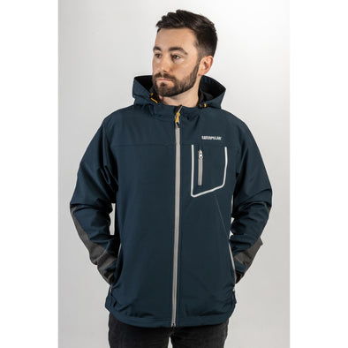 Capstone Hooded Soft Shell Jacket Large Navy