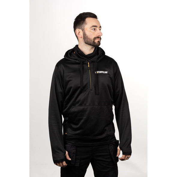 Guardian Quarter Zip Hoodie Black Large