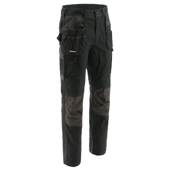 Essentials Knee Pocket Work Trouser Black 30"