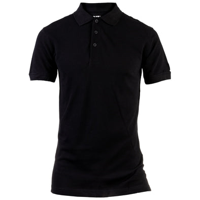 Essentials Polo Shirt Black Medium