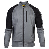 Trades Bomber Jacket Grey Small