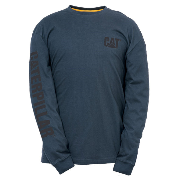 Trademark Banner Long Sleeve T-Shirt Blue Small