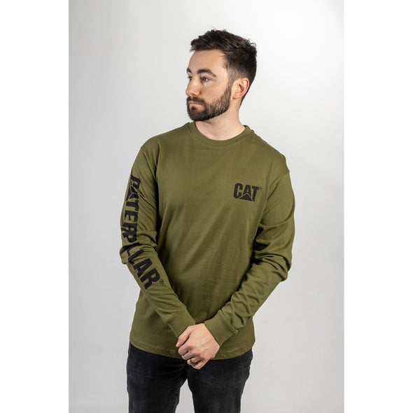 Trademark Banner Long Sleeve T-Shirt Green 4XL