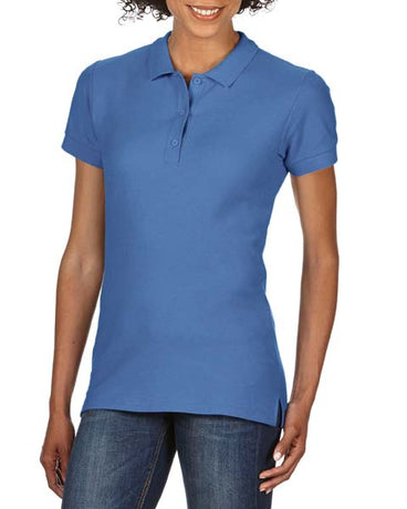 Gildan G85800L Premium Cotton Ladies Double Knit Polo (6571608277046)