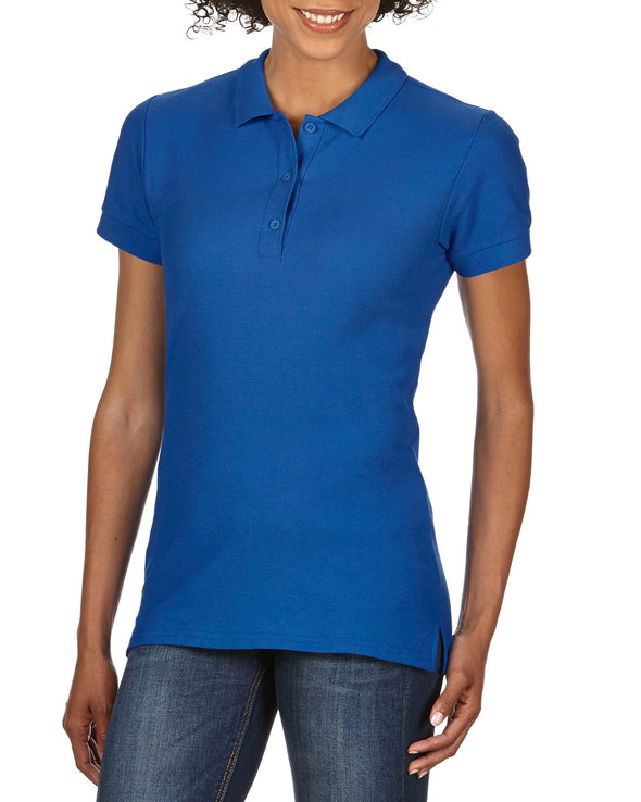 Gildan G85800L Premium Cotton Ladies Double Knit Polo (6571608277046)