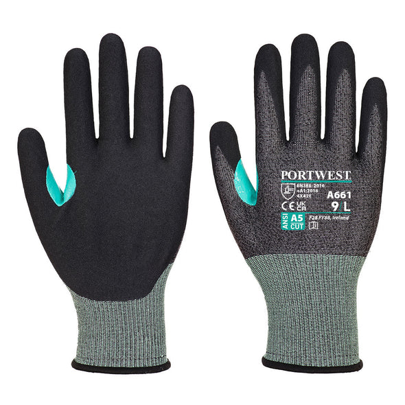 Portwest A661 CS VHR18 Nitrile Foam Cut Glove (12 pairs)