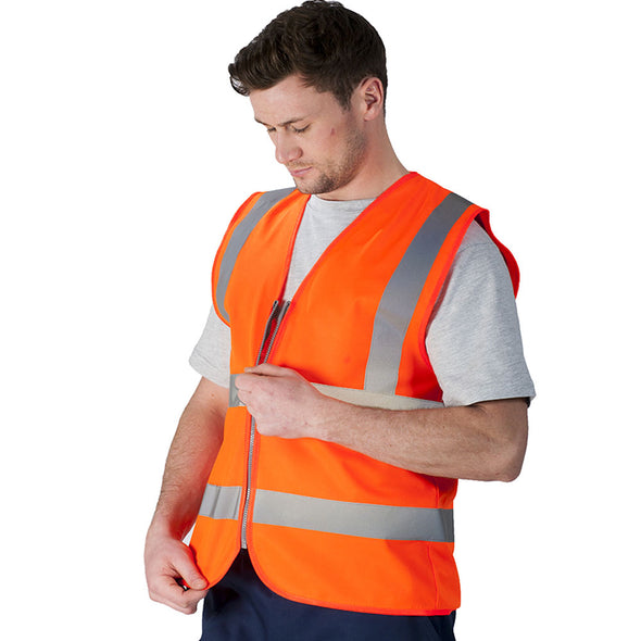 Portwest C375 Hi-Vis Zipped Band & Brace Vest (4709992038454)