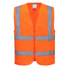 Portwest C375 Hi-Vis Zipped Band & Brace Vest (4709992038454)