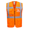 Portwest C496 Madrid Executive Mesh Hi-Vis Vest (Pack of 2) (4713596977206)