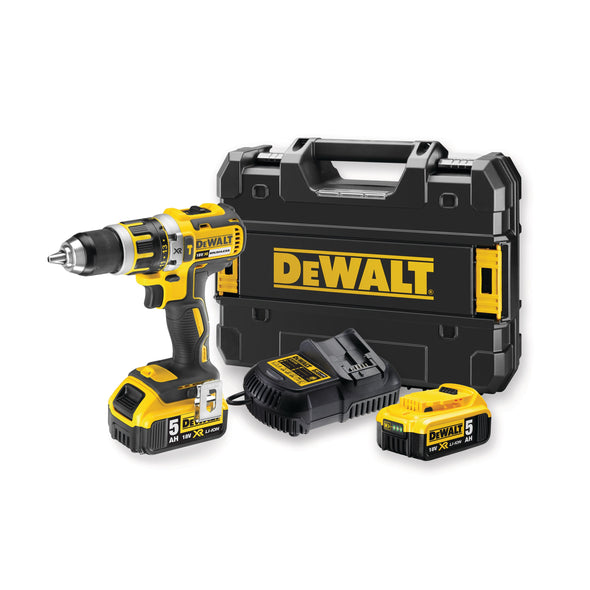 DeWalt DCD795 18V XR Li-Ion Brushless Combi Hammer Drill Kit (60 Nm) (4510834163766)