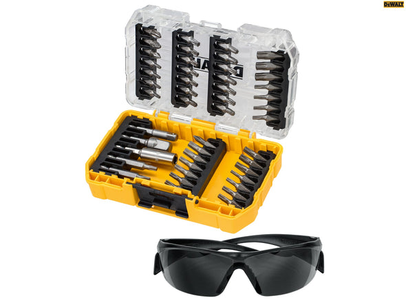 DeWalt DT70704 47 Piece Screwdriving Set + Safety Glasses