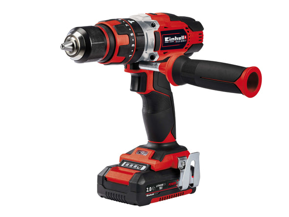 Einhell 18V TE-CD 18/48 Li-i Power X-Change Impact Driver Set (2 x 2.0Ah Li-ion, Charger, Carry Case)