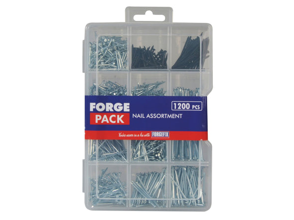 ForgeFix Assorted Nail Kit ForgePack 1200 Piece