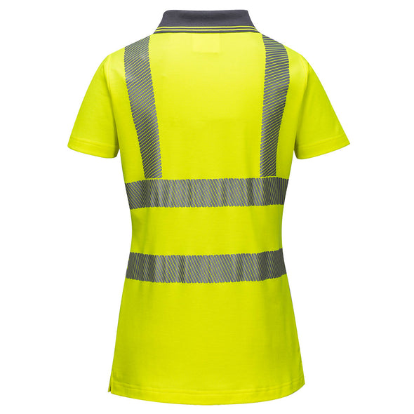 Portwest LW72 Ladies Pro Hi Vis Polo Shirt (6571755077686)