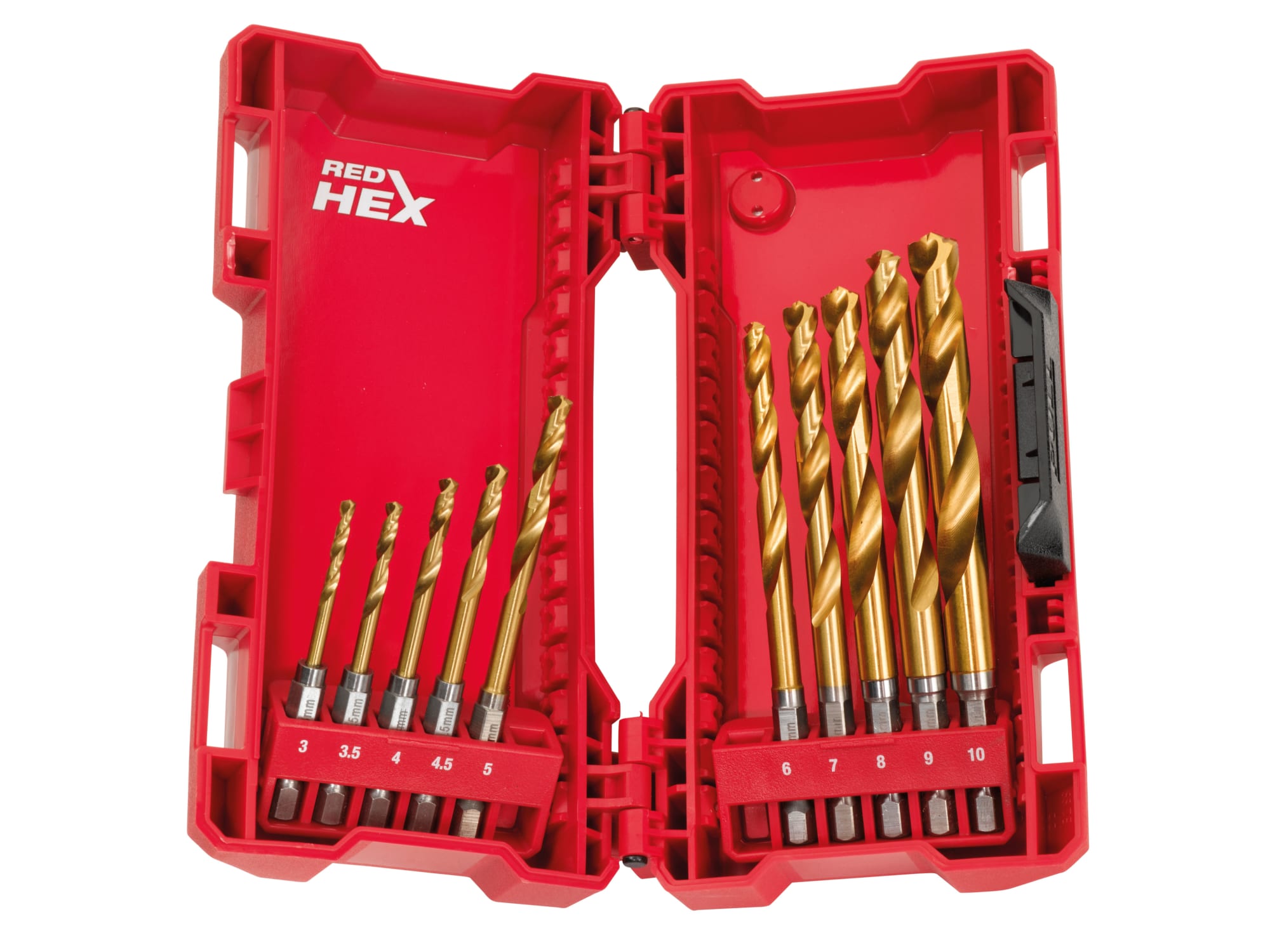 Milwaukee SHOCKWAVE™ HSS-Ground Titanium Metal Drill Bit 10 Piece Set