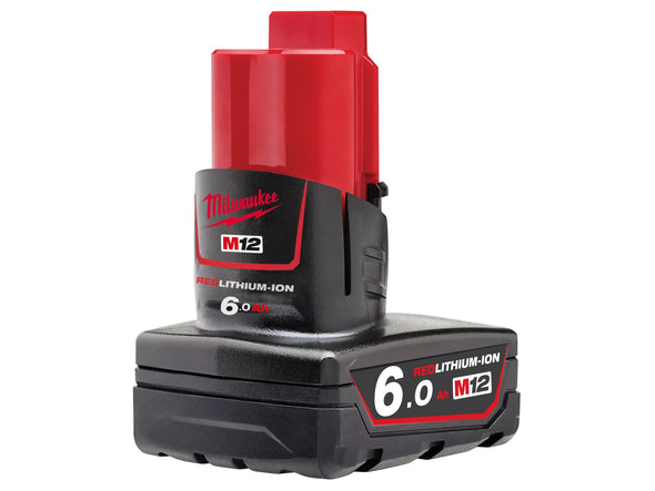 Milwaukee 12V M12 B6 REDLITHIUM-ION™ 6.0Ah Battery Pack