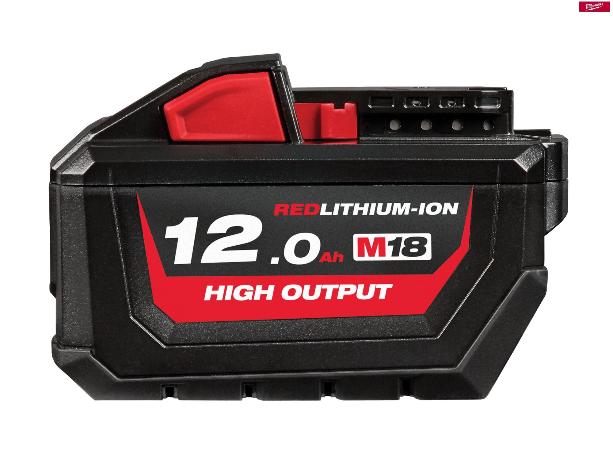 Milwaukee 18V M18 HB12 HIGH OUTPUT™ 12.0Ah Li-ion Slide Battery Pack