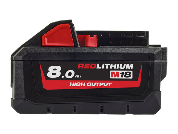 Milwaukee 18V M18 HB8 HIGH OUTPUT™ 8.0Ah Li-ion Slide Battery Pack