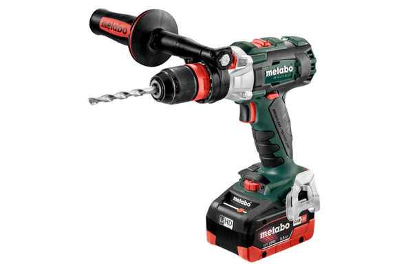 Metabo 18V SB LTX BL Q I Brushless Combi Drill (2 x 5.5Ah LiHD + Charger + Case)