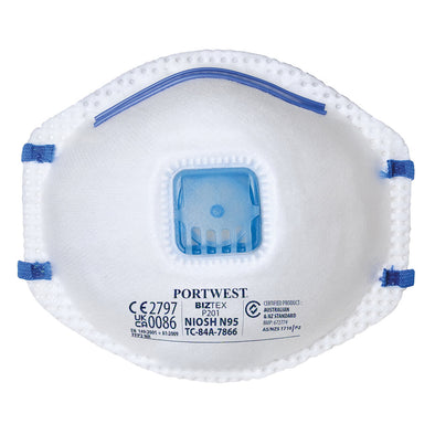 Portwest P201 - FFP2 Valved Respirator (Box of 10)