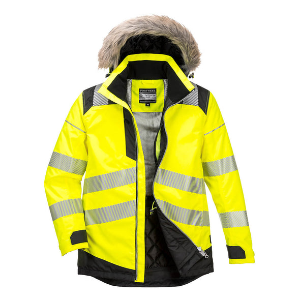 Portwest PW369 Hi-Vis Winter Parka Jacket