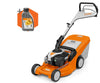 Stihl RM 448 TC 46cm self-propelled petrol lawnmower with 1-speed drive (4760260247606)