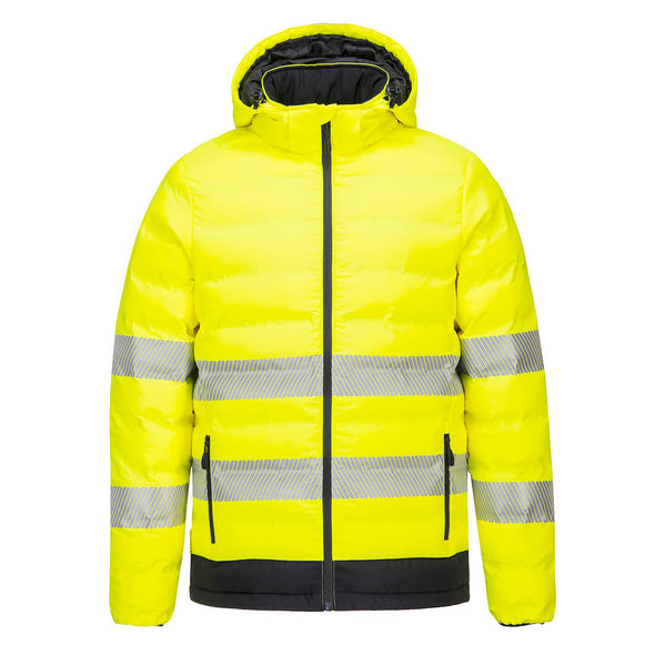 Portwest S548 Hi-Vis Ultrasonic Heated Tunnel Jacket