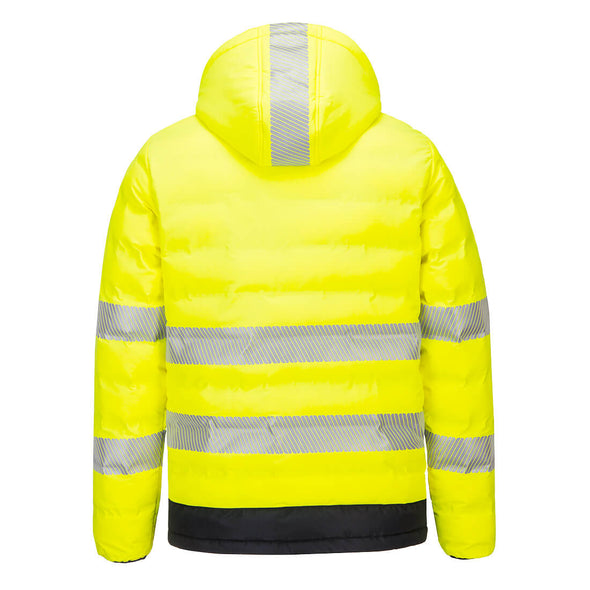 Portwest S548 Hi-Vis Ultrasonic Heated Tunnel Jacket