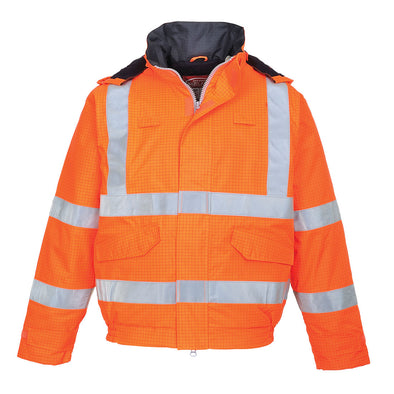 Portwest S773 Bizflame Rain Hi-Vis Antistatic FR Bomber Jacket