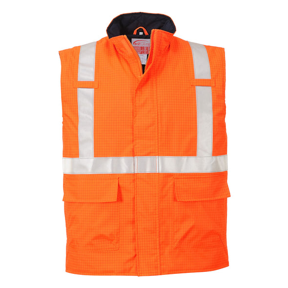 Portwest S776 Bizflame Rain Hi-Vis Antistatic FR Bodywarmer