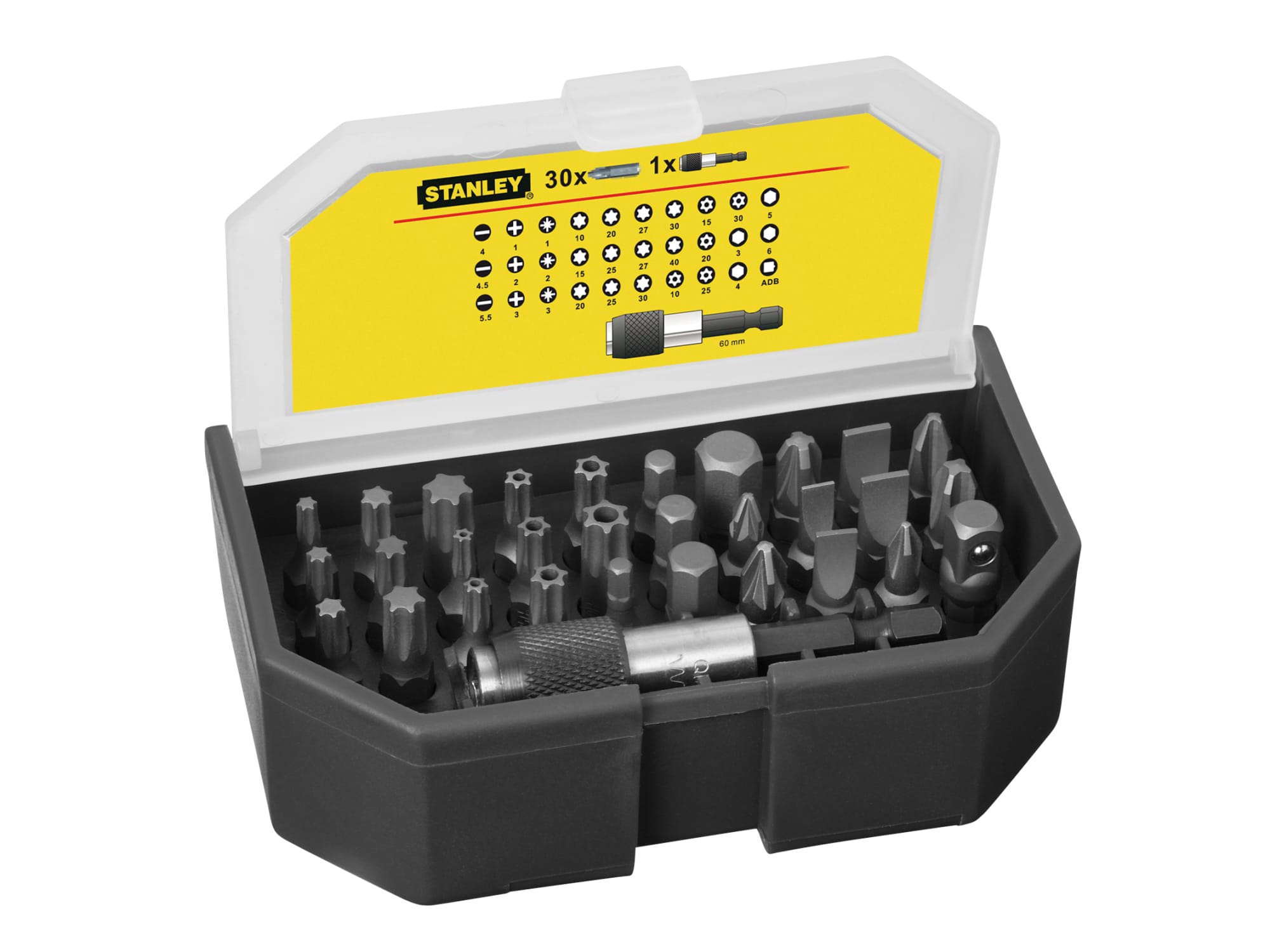 Stanley STA113903 31 Piece Bit Set & Holder