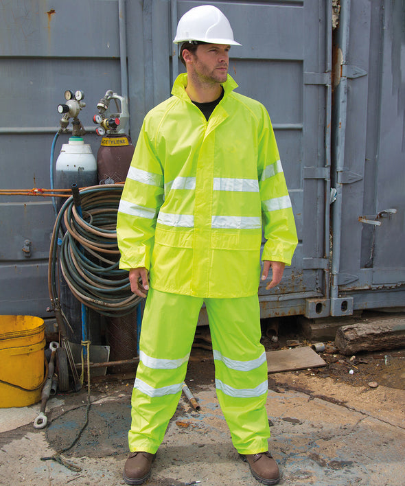 Result R216X Hi-Vis Waterproof Suit